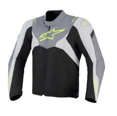 CHAQUETA ALPINESTARS T-JAWS V4 WP GRIS/FLUOR