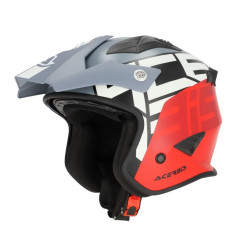 CASCO ACERBIS ARIA NEGRO/GRIS/ROJO