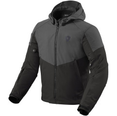 CHAQUETA REVIT AFTERBURN H20 NEGRA GRIS